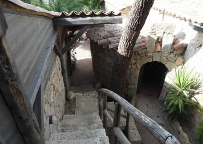 Le Lodge - escalier extérieur