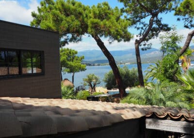 Le lodge, vue golfe de Porto Vecchio