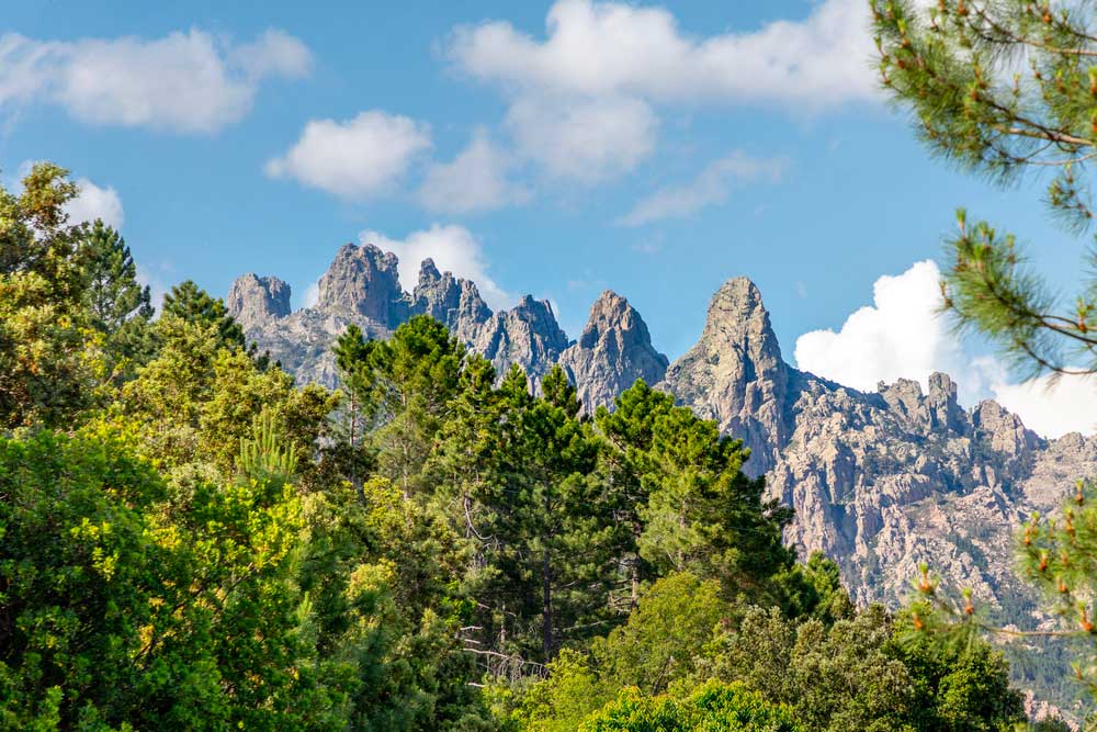 aiguilles de Bavella, situées à proximité de Porto Vecchio